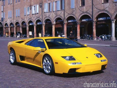 LAMBORGHINI Generacja
 Diablo SE (525 Hp) Charakterystyka techniczna
